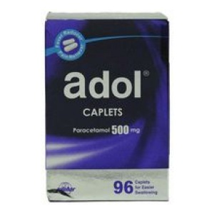 ADOL CAPLETS 500 MG 96 TABLETS ADOL CAPLETS 500 MG 96 TABLETS