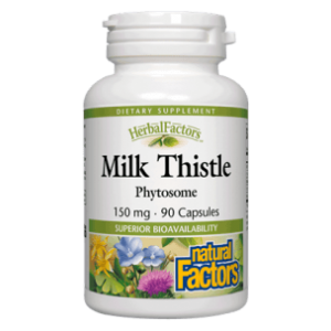 NATURAL FACTORS MILK THISTLE 150 MG 90 CAPSULES