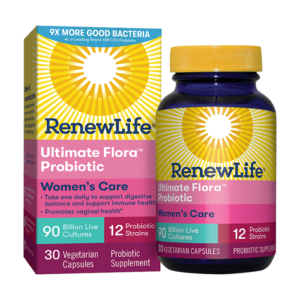 RENEW LIFE ULTIMATE FLORA PROBIOTIC WOMEN’S CARE 30 VEGTARIAN CAPSULES