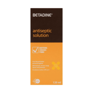 BETADINE ANTISEPTIC SOL 120ML