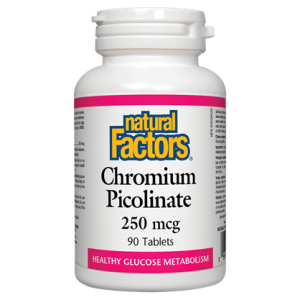 NATURAL FACTORS CHROMIUM PICOLINATE 250MCG