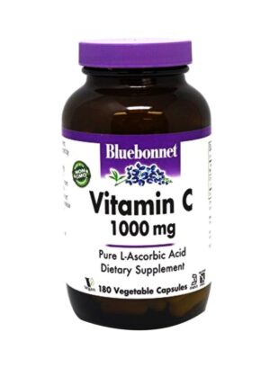 Bluebonnet Vitamin C 1000mg Dietary Supplement - 180 Veg Capsules Bluebonnet Vitamin C 1000mg Dietary Supplement - 180 Veg Capsules