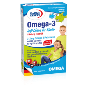 EuRho® Vital Omega-3 Soft Chews für Kinder EuRho® Vital Omega-3 Soft Chews für Kinder