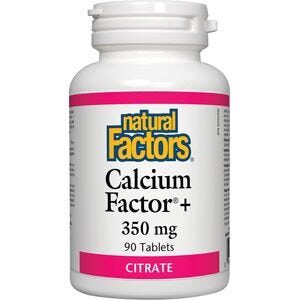 Natural Factors Calcium Factor+ 350Mg 90 Tablets