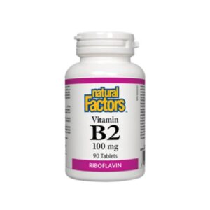 Natural Factors Vitamin B2 100Mg 90 Tablets
