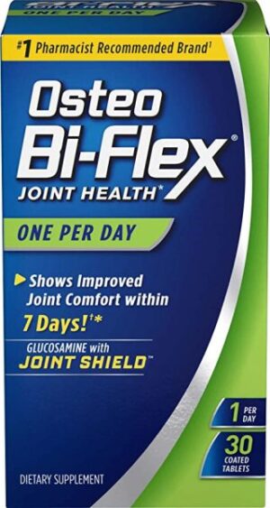 Osteo Bi-Flex One Per Day, 30 Coated Tablets With Vitamin D for Bone and Immune Health