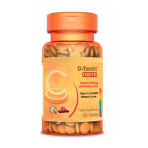 C- TAMIN FORTE (VITAMIN 1000MG WITH ROSE HIPS & ZINC 60 TAB C- TAMIN FORTE (VITAMIN 1000MG WITH ROSE HIPS & ZINC 60 TAB