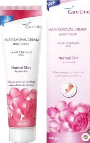 Care Line Hair Removal Cream Moisturiser Normal Skin 100 g