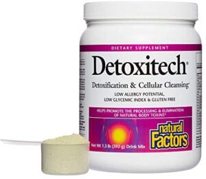Natural Factors, Detoxitech Detoxification and Cellular Cleanse, Digestive Aid Drink Mix, 1.3 lbs (15 servings)