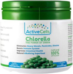 Chlorella 1,167 tablets, 350g, Cultivated in Glass-tubes in Germany, UAE-based Halal certified, 3,5 months