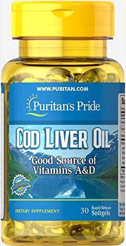 Puritans Pride COD LIVER OIL 1000mg 120 softgels Puritans Pride COD LIVER OIL 1000mg 120 softgels