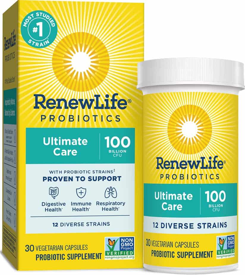 RenewLife ULTIMATE CARE DIGESTIVE PROBIOTIC 100 Billion CFU 30 Caps RenewLife ULTIMATE CARE DIGESTIVE PROBIOTIC 100 Billion CFU 30 Caps