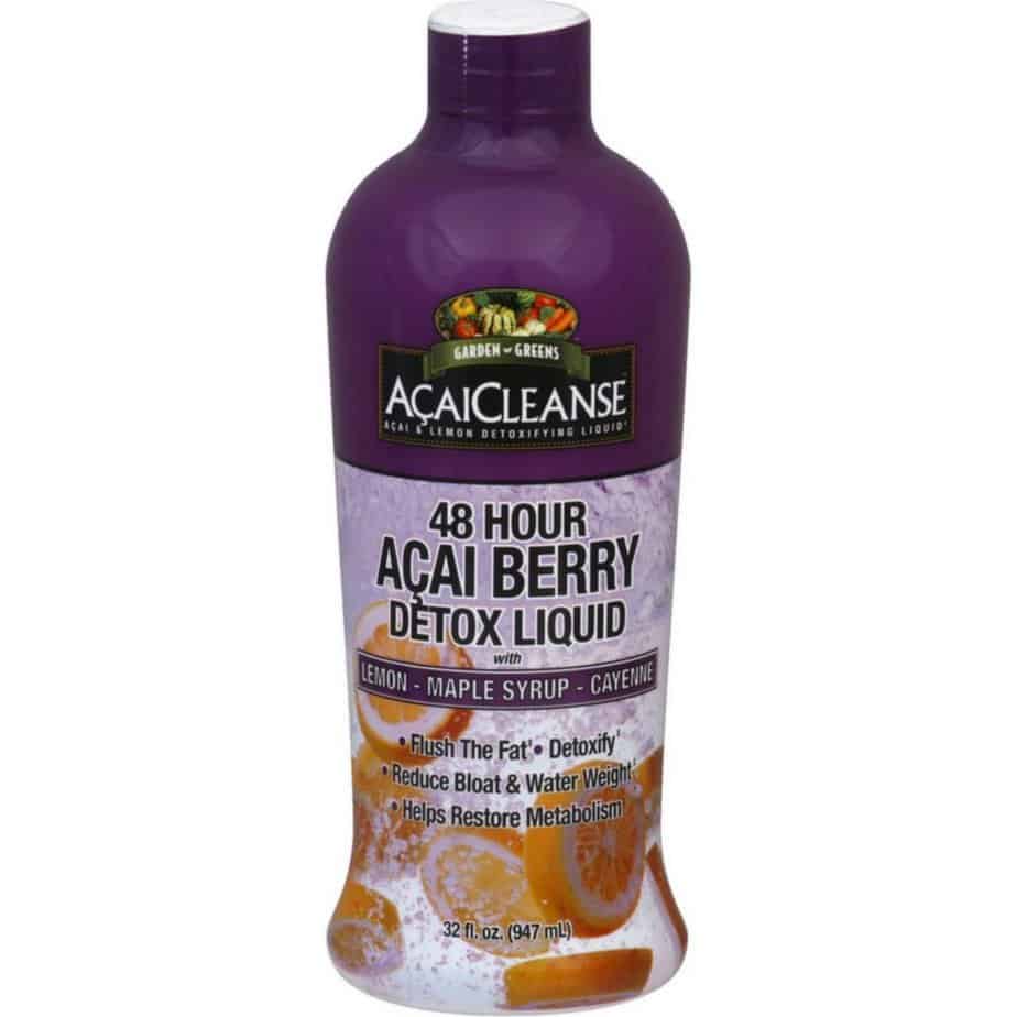 GARDEN-GREENS ACAI CLEANSE 48 HOUR DETOX LIQUID 947ml