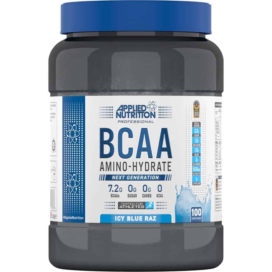 APPLIED NUTRITION BCAA AMINO-HYDRATE ICY BLUE RAZ 100 Servings