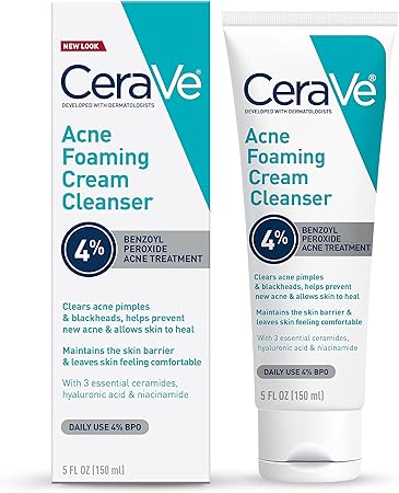 CeraVe Acne Foaming Cleanser, 5 fl oz CeraVe Acne Foaming Cleanser, 5 fl oz
