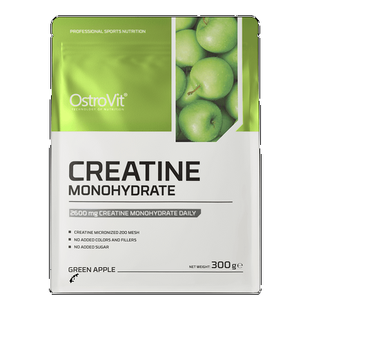 OstroVit Creatine Monohydrate 300 g Green APPLE