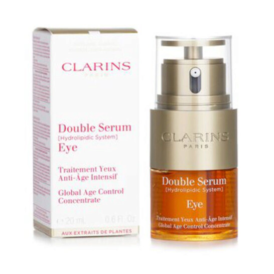 Clarins Double Serum Eye Global Age Control Concentrate 0.6 oz Skin Care Item Clarins Double Serum Eye Global Age Control Concentrate 0.6 oz Skin Care Item