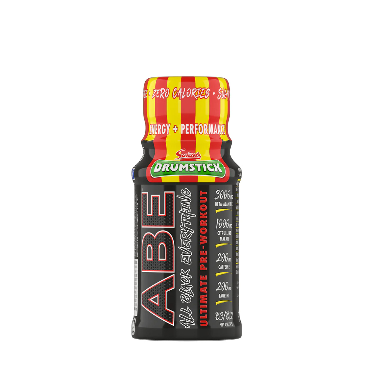 Applied Nutrition ABE Ultimate Pre Workout Shot, Drumstick, 1 Shot, Reduce Tiredness & Fatigue Applied Nutrition ABE Ultimate Pre Workout Shot, Drumstick, 1 Shot, Reduce Tiredness & Fatigue