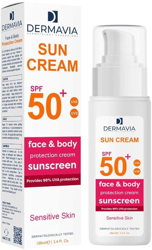 DERMAVIA Sun Cream Sensitive Skin SPF50+ 100ml DERMAVIA Sun Cream Sensitive Skin SPF50+ 100ml